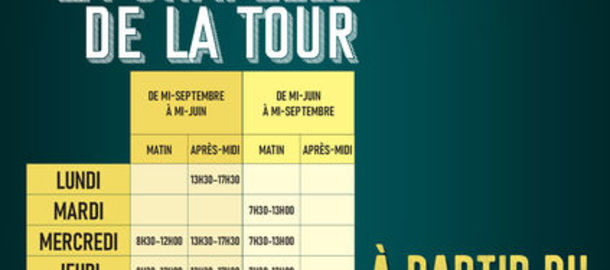 SYCLUM Changement d'horaires dchterie La Chapelle de la Tour