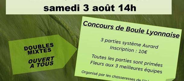Concours de boule lyonnaise