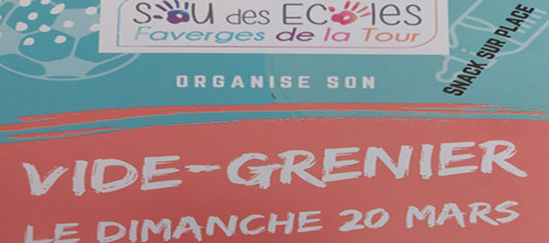 SOU DES ECOLES - VIDE GRENIER