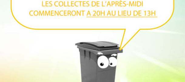 SICTOM CHANGEMENT D'HORAIRES