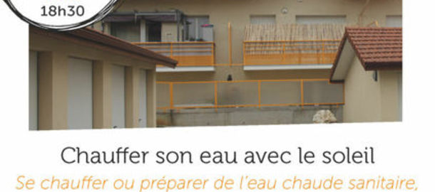 Conférence solaire thermique - Saint Clair de la Tour