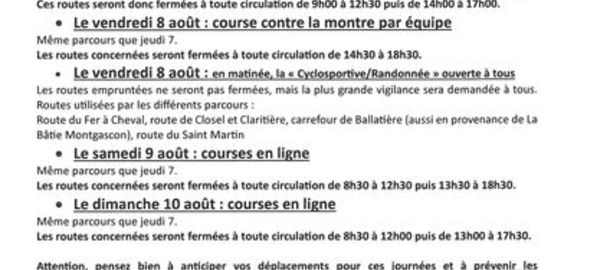 Course cycliste