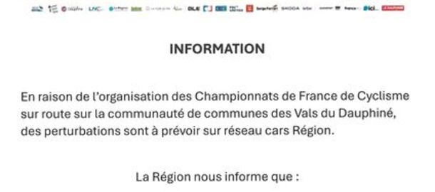 Championnat de France de cyclisme sur route - bus Faverges �coles