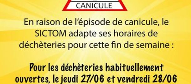 SICTOM INFO CANICULE