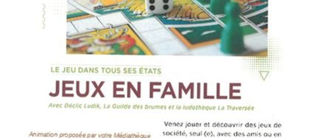 Mdiathque Aprs-midi jeux