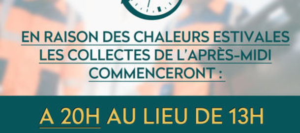 SYCLUM CHANGEMENT D'HORAIRES