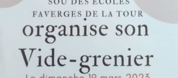 Sou des coles - Vide-grenier