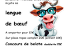 HONNEUR A NOS AINES - REPAS LANGUE DE BOEUF - CONCOURS DE BELOTE