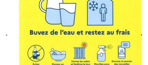 Les bons rflexes en cas de canicule