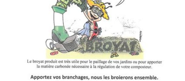 LES RENDEZ-VOUS DU BROYAGE A FAVERGES DE LA TOUR