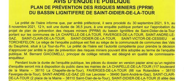 Plan de Prvention des Risques Miniers PPRM