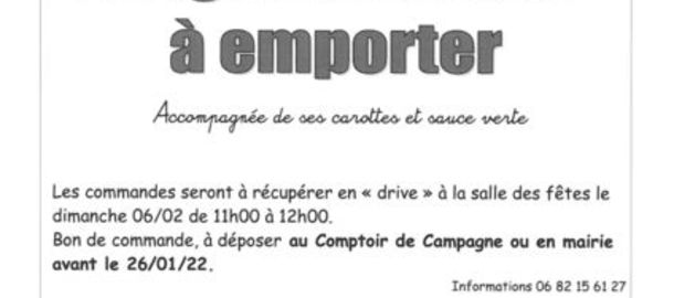 Honneur  nos AINES Langue de boeuf  emporter