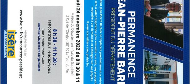 Permanence du Prsident du Dpartement