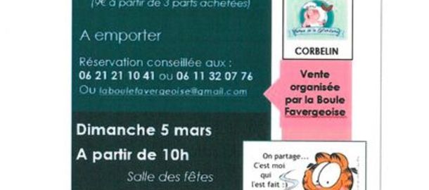 LA BOULE FAVERGEOISE - Cassoulet  emporter