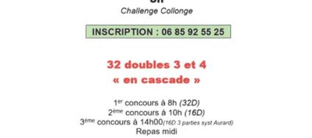 La Boule Favergeoise - Challenge COLLONGE et HERAUD
