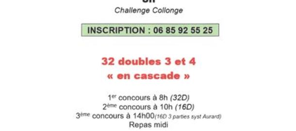 La Boule Favergeoise - Challenge COLLONGE et HERAUD