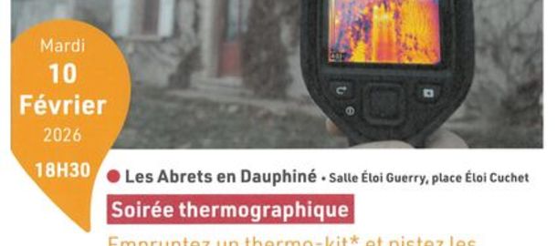 Soir�e thermographique - Les Abrets en Dauphin�