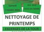 Nettoyage de printemps