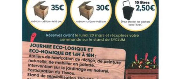 Vente de composteurs Saint Clair de la Tour
